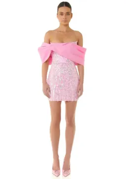 Eliya The Label Bianca Dress Pink Size M / AU 10 for rent on The Volte - image 1