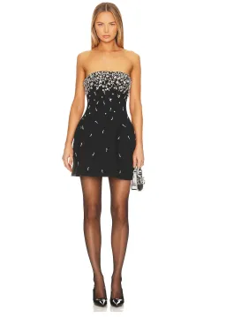 Jonathan Simkhai Arta Mini Dress Black Size US 2 / AU 6 for rent on The Volte - image 2