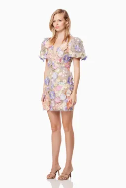 Elliatt Anthea 3D Lace Mini Dress Floral Size S / AU 8 for rent on The Volte - image 4