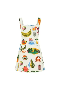 Alemais Samaki Mini Dress Print Size AU 10  for rent on The Volte - image 4