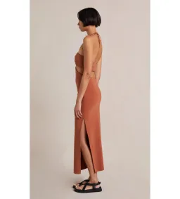 Bec & Bridge Alba Cut Out Midi Dress Terracotta Size AU 6 for rent on The Volte - image 2