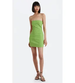 Bec & Bridge Karina Mini Dress Pea Green Size AU 6 for rent on The Volte - image 1