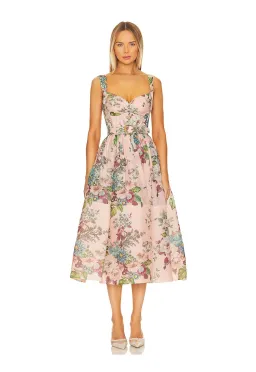 Zimmermann Matchmaker Midi Dress Floral Size 3/ AU 14 for rent on The Volte - image 1