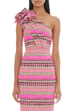 Eliya the Label Dahlia Midi Dress Pink Size XS / AU 6 for rent on The Volte - image 4