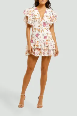 Talulah Jasmine Vines Mini Dress in Print Size 8 for rent on The Volte - image 1