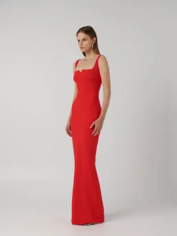 Effie Kats Natalya Gown Red Size XS / AU 6 for rent on The Volte - image 2