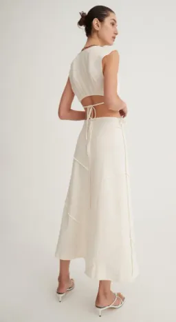 Hansen & Gretel Catalina Top Size 10 and Skirt Size 12 Set Sand for rent on The Volte - image 4