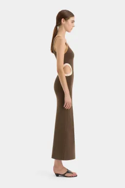 Sir The Label Salvador Cut Out Dress Biscotti Size 0/Au 6 for rent on The Volte - image 2