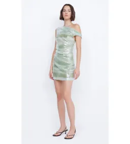 Bec & Bridge Brydie Asym Mini Dress Mint Ombre Size 8 / AU 8 for rent on The Volte - image 2