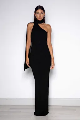 Elle Zeitoune Noah Maxi Dress Black Size 6 for rent on The Volte - image 1
