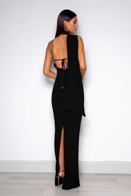 Elle Zeitoune Noah Maxi Dress Black Size 6 for rent on The Volte - image 3