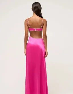 Michael Lo Sordo Symic Crystalline Luna Dress in Pink Size 8 for rent on The Volte - image 2