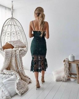 Two Sisters the Label Estelle Dress Emerald Green size 8 for rent on The Volte - image 2