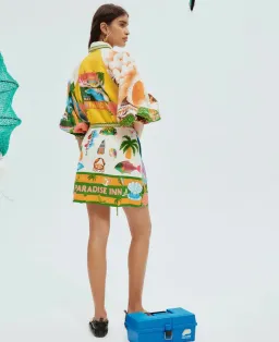 Alemais Paradiso Mini Dress Multi Print Size 16 for rent on The Volte - image 5