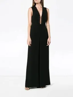 Zimmermann Baton Jumpsuit Black Size 10 for rent on The Volte - image 2