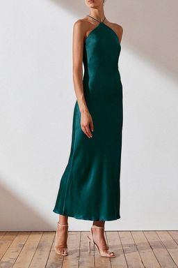 Shona Joy Giselle Bias Dress Green Size 8 for rent on The Volte - image 1