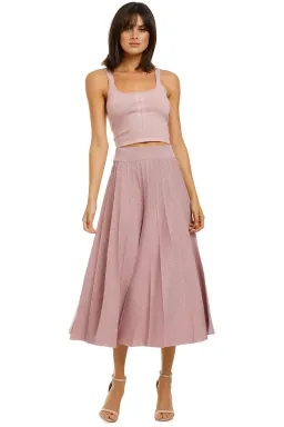 Vestire Sweet As Sugar Top and Skirt Set Pink Size 8 for rent on The Volte - image 4