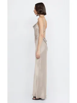 Bec & Bridge Malia Maxi Dress Smoke Taupe Size AU 10 for rent on The Volte - image 3