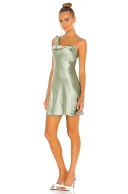 Misha Chandra Dress Sage Size 12 for rent on The Volte - image 2