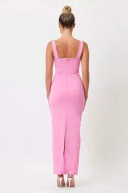 Bianca and Bridgett Scarlett Maxi Dress Pink Size 8  for rent on The Volte - image 2