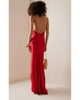 Rachel Gilbert Rozalia Cutout Dress Red Size 8 for rent on The Volte - image 3