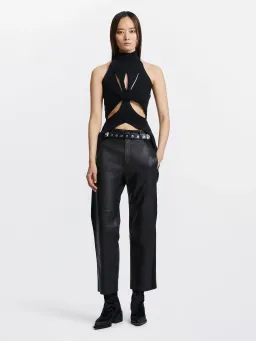 Dion Lee Twist Tank Top Black Size 8 for rent on The Volte - image 1