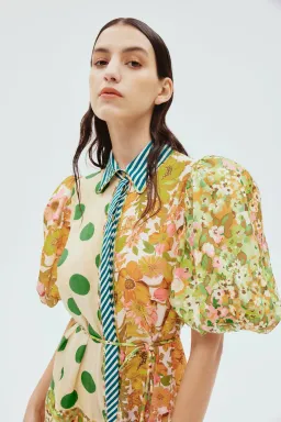 Alemais Finn Shirtdress Print Size 8 for rent on The Volte - image 2