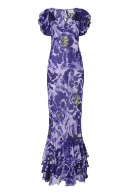 Rat & Boa Lucille Maxi Dress Purple Size S / AU 8 for rent on The Volte - image 3