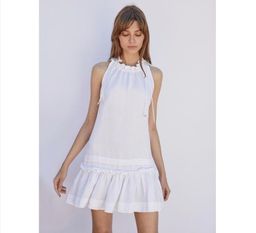 Rodeo Show Ceci Mia Mini Dress White Size 4  for rent on The Volte - image 1