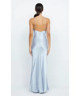 Bec & Bridge Moon Dance Maxi V Dress Dusty Blue Size AU 10 for rent on The Volte - image 3