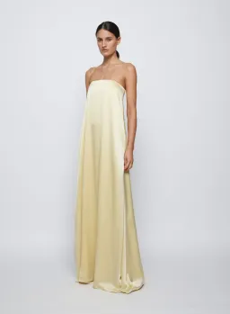 Anna Quan Delfina Dress Champagne Size AU 10 for rent on The Volte - image 1