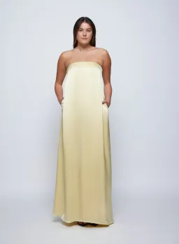 Anna Quan Delfina Dress Champagne Size AU 10 for rent on The Volte - image 2