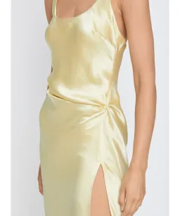 Anna Quan Etta Dress In Champagne Size AU 8 for rent on The Volte - image 2