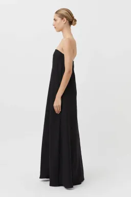 Camilla and Marc Honora Strapless Dress Black Size 12 for rent on The Volte - image 2