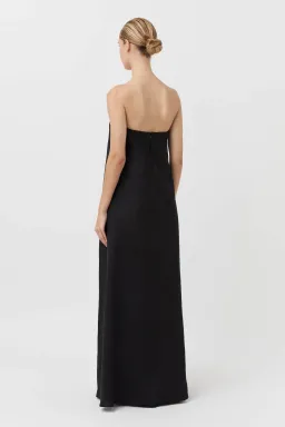 Camilla and Marc Honora Strapless Dress Black Size 12 for rent on The Volte - image 3
