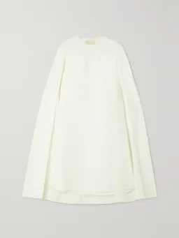 Roksanda Twiggy Cape  A-line Dress Ivory Size 6  for rent on The Volte - image 4