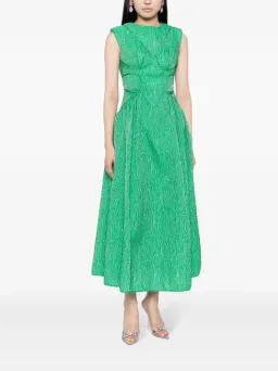 Rachel Gilbert Celia Midi Dress in Apple Green Size 2 / AU 10 for rent on The Volte - image 1
