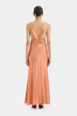 Sir the Label Aries Cut Out Gown Peach Size 0/AU 6 for rent on The Volte - image 3