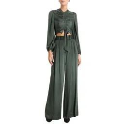 Zimmermann Espionage Silk Set Green Size 0/ AU 8 for rent on The Volte - image 3