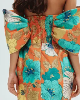 Alemais Piato Sculpt Mini Dress Floral Size 10 for rent on The Volte - image 4