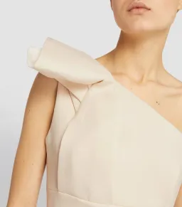 Rachel Gilbert Miche Midi Dress Beige Size 0 / AU 6 for rent on The Volte - image 3