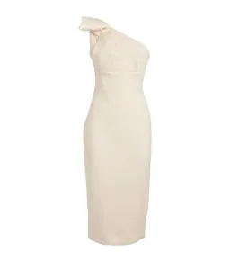 Rachel Gilbert Miche Midi Dress Beige Size 0 / AU 6 for rent on The Volte - image 5