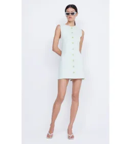 Bec & Bridge Ilora Knit Mini Dress in Mint Size 10 for rent on The Volte - image 1