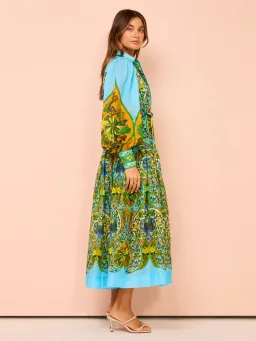 Alemais Sofie Shirtdress In Multi Size AU 12 for rent on The Volte - image 3