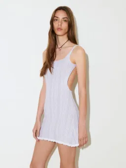 Gimaguas Cosi Mini Dress Silver Size 6 for rent on The Volte - image 2