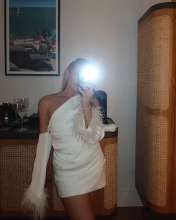 Bianca & Bridget Dezi Mini Dress White Size 8 for rent on The Volte - image 3