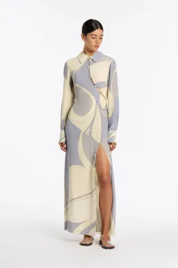 Sir the Label Adrianna Shirt Dress Print Size 0/ AU 6 for rent on The Volte - image 1