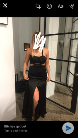 Sass and bide white keys dress in black  for rent on The Volte - image 1