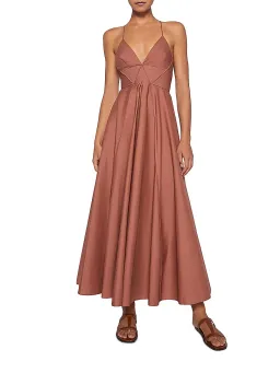 Scanlan Theodore Parachute Cotton Dress in Sienna Dusty Pink Size 8 for rent on The Volte - image 1
