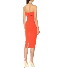 Alex Perry Audra Dress in Orange Size 8 for rent on The Volte - image 2